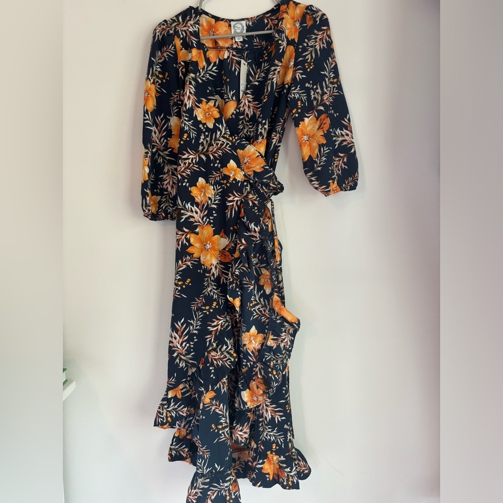 blue Rain Maxi Dress